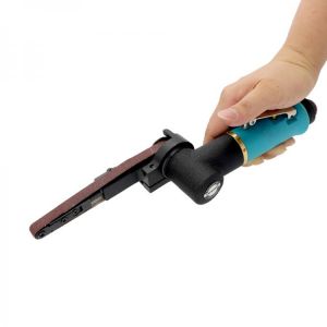 High-effective Pneumatic Sanding Belt Machine 1" 10*330mm for Grinding and Polishing Iron Plate Wood Plastic