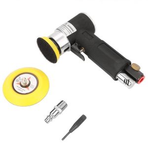 AT-1502 Mini Air Angle Sander 90 Degree Pneumatic Polisher +2inch 3inch Sanding Pad 16000rpm Portable Polishing Grinding Machine