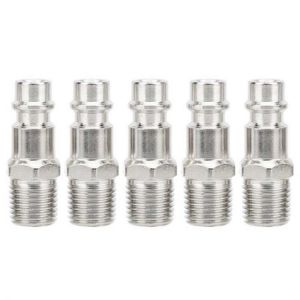 5pcs Inflatable Pneumatic Tools Pneumatic Tool Connector European Style Plug Industrial Air Fitting Accessories Air
