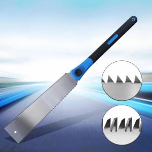 666/650mm SK5 Double Edge Saw Japanese Straight Saw TPR Handle Non Slip Garden Wood Cutting Parkside Woodworking Hand Tools