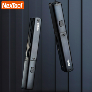 100% NexTool Multifunctional Tools 3 in 1 Lightweight Knife Flashlight Scissors USB Charging IPX4 Waterproof Portable Tools