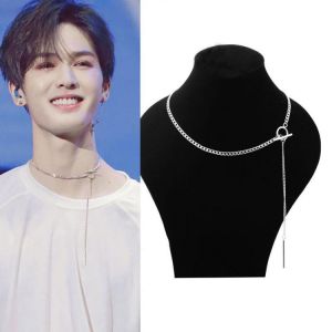 Women Men Stainless Steel Chains Necklace Korea Boys Girls Guys Punk  Rock Personality Choker HipHop Street Rap Necklaces Unisex