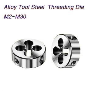 HSS Die Alloy Steel Round Threading Dies Cutting Tool Thread Screw Die Set M2 M2.5 M3 M4 M5 M6 M8 M10 M12 M14 M16 M18 M20 M30