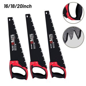 470/530/580mm Hand Saw Timber Saw Heavy Duty Extra Long Blade Saw For Garden Tenon Wood Bamboo Plastic Cutting Woodworking Tool