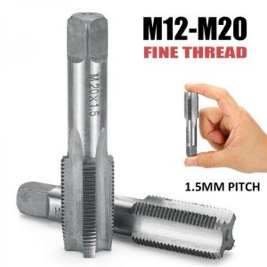 2Pcs Hss Right Hand Tap Drill Hand Tools Screw Thread Metric Plug Taps M2 M3 M4 M5 M6 M8 M10 M12 M16 M20 M22 M24 M27 M30