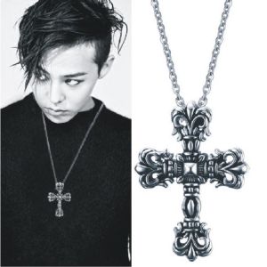 New listing titanium steel cross death coffin pendant necklace for man punk hip hop rock personality men's fashion jewelry