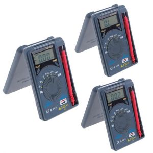 XB866 Mini Auto Range LCD Voltmeter Tester Tool AC/DC Pocket Digital Multimeter, Professional and High-Quality Testing