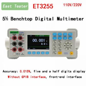 ET3255 Benchtop Digital Multimeter 5½ Bit High Precision Automatic Counts Multimeter Resistance Capacitance Frequency Tester