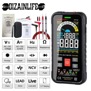 Professional Digital Multimeter Auto Range Smart Multimeter 9999 Counts 600/1000V Ohm Hz Capacitance AC DC Voltage Meter Tester