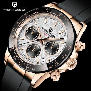 PAGANI Design 2021 New Men&#x27;s Sports Quartz Watches Top Brand Sapphire Stainless Steel 100m Waterproof Chronograph Reloj Hombr