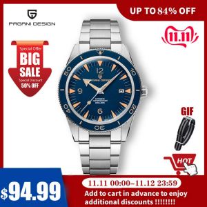 2021 New PAGANI Design 41mm Men's Automatic Mechanical Watch Classic Retro 200m Waterproof Business Sports Watches Reloj Homb
