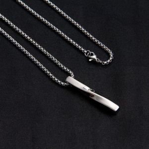 KAPLAN CENTER Fashion Stainless Steel Jewelry Punk Necklaces & Pendants Stainless Steel HIP HOP Necklace for Women Male Neckla