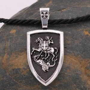 Charm men necklace Archangel St. Michael Protect Me Saint Shield Protection Talisman pendant jewelry