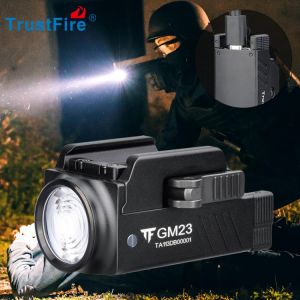TrustFire GM23 Tactical Flashlight 800 Lumens Mounted Light Torch USB Rechargeable