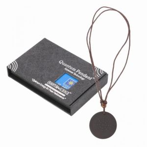 Quantum Scalar Energy Power Pendant Necklace Lava Stone Male Jewelry