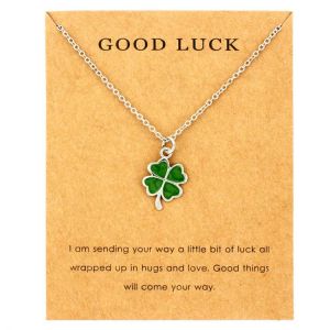 Moon Stars Pinecone Bird Angel Wing Butterfly Elephant Key Compass Unicorn Heart Four Leaf Lucky Clover Necklaces for Women
