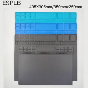 ESPLB 405X305mm Heat Insulation Repair Pad Soldering Work Station Mat Silicon Welding Soldering Maintenance Platform
