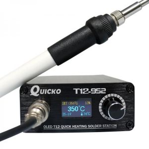 STC T12 952 Soldering StationOLED Digital Electronic Soldering iron and 907 plastic handle welding iron tip without power plug
