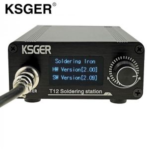 KSGER T12 Soldering Station V2.0 STM32 OLED Digital Temperature Controller Electric Soldering Irons Stings T12-K B2 BC2 D24 Tips