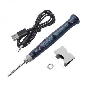 Portable USB Soldering Iron Professional Electric Heating Tools Rework With Indicator Light Handle Welding Gun BGA Repair Tool