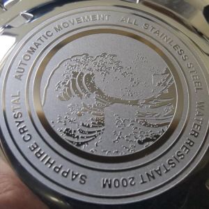 Tuna Canned Watch Case Diving Watch Cases NH35 SBBN031 SKX007 Sapphire Stainless Steel 200M Water Resistance Beer Can Case