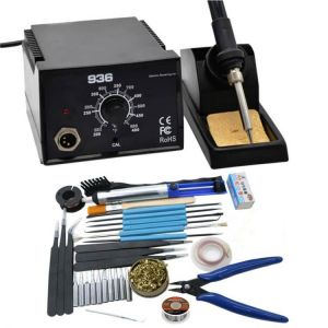 Newest Strong power High Quality 600W  936 Soldering Station Electric Solder Iron    with tips for BGA solder station