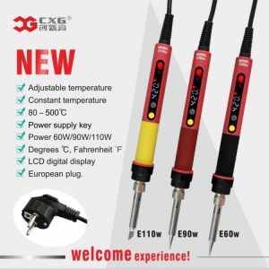 Professional Soldering iron LED Digital Adjustable Electric Solder Iron 60W Constant temperature  CXG E90W E110W E60WT