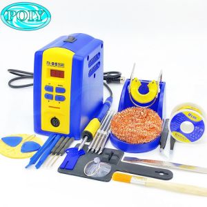EU/US plug  Digital Thermostatic Soldering Station/Solder Electric Soldering Iron 110V/220V+Welding wire for T12 Tip