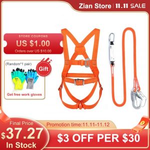 High-Altitude Safety Belt Outdoor Fall Protection Rope Suit Construction Site Electrician Safety Belt Five-Point Wear-Resistant