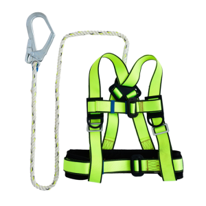 Safety Harness High-strength Polyester Safety Belt Outdoor Work Construction 2meter Single Roap Fall prevention equipment
