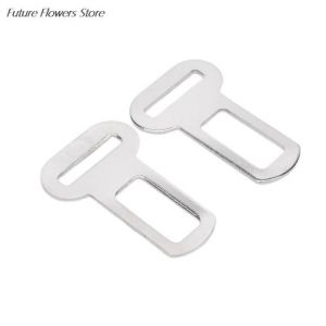 10Pcs Universal Pet Car Seat Belt Buckle Car Alarm Eliminator Clip Safety Plug
