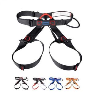 Climbing Harness, Rock Climbing Harness Protect Waist Safety Harness, Half Body Harness for Mountaineering Fire Rescuing