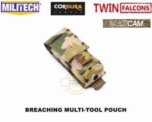 MILITECH Delustered Tactical Ordnance Breaching Multi-Tool Pouch TWINFALCONS TW Delustered 500D Cordura Flashbang Tool Pouch