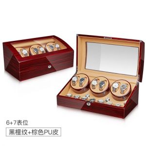 5 MODES 6+7 Watch Winder for Automatic Watches Chain Motor Wooden Rotary Shaker Watch Accessories Box Watches Storage Collector