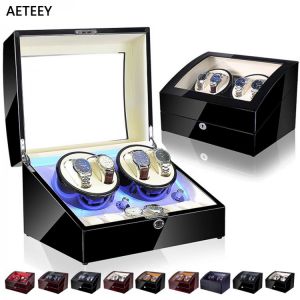 High Business Luxury Watch Winders Environmentally Friendly Wood Materials Watch Winders for Automatic Watches Put Down 10 Watch