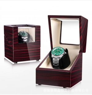 Automatic Single Watch Winders Box Motor Rotator Watch Winding Luxury Watch Cabinet Clock Holder Organizer Display Storage Boxes
