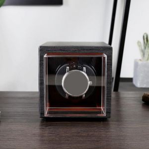 Single Watch Winder For Automatic Watches Motor Shaker Watch Winder Holder Automatic Mechanical Quiet Watches Storage Box