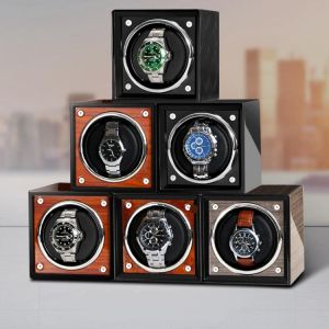 Watch Winder for automatic watches single Wooden Watch Accessories Box Watches Storage Luxury
