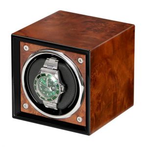 Watch Winder Box Accessories Display Mechanical Single Rotating  watch uhrenbeweger for men Automatic watch