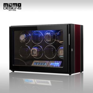 NEW Watch Winder 2468 Watches Box With Smart LCD Touch Mabuchi Mechanical Motor Shaker Wooden Holder Display