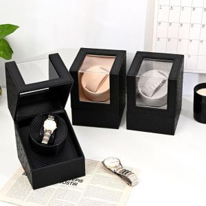 Battery Powered Automatic Watch Winder with Quiet Motor Wristwatch Box H