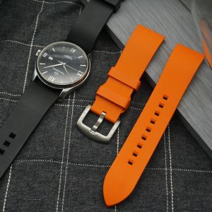 Premium-Grade Fluorine Rubber Watch Strap 20mm 22mm 24mm Bracelet Quick Release Bar Watchband For Each Brand Watches Band