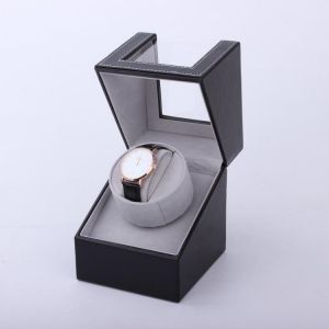 High Class Motor Shaker Watch Winder Holder Display Automatic Mechanical Watch Winding Box Jewelry Watches Box New Black
