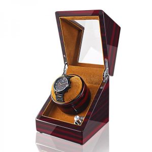 Watch Winders For Automatic Watches Mechanical Watch Luxury Wooden Single Watch Winder Box Motor Rotator Shaker Sandalwood Paint