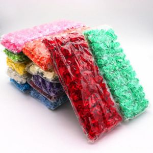 12/72/144Pcs 1.5cm Mini Lace Paper Rose Artificial Wedding Flower Flower Decoration Garland Rose Bear Accessories Craft Flower