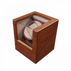 Watch Winders For Automatic Watches Mechanical Watch Wood Luxury Single Watch Winder Box Motor Rotator Shaker Transparent Case