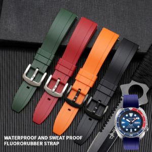 Rubber Watchbands For Seiko Tudor Waterproof Silicone Watch Strap 20mm 22mm 24mm  Quick Release Replacement Universal Watch