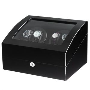 Good Quality 4 Automatic Watch Winder with 6 Storage Case 10 Modes For Mechanical Watch