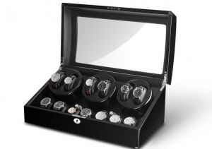 5 MODES 6+7 Watch Winder for Automatic Watches New Version Wooden Watch Accessories Box Watches Storage Collector
