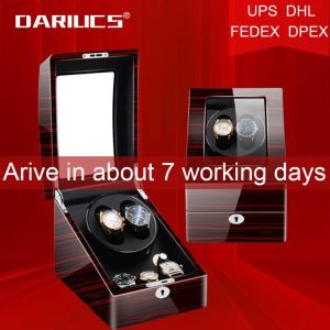 Watch Box Automatic Watch Winder Rotator Holder PU Leather Watch Winding Storage Case 2+3 Display Box Organizer Silent Operation
